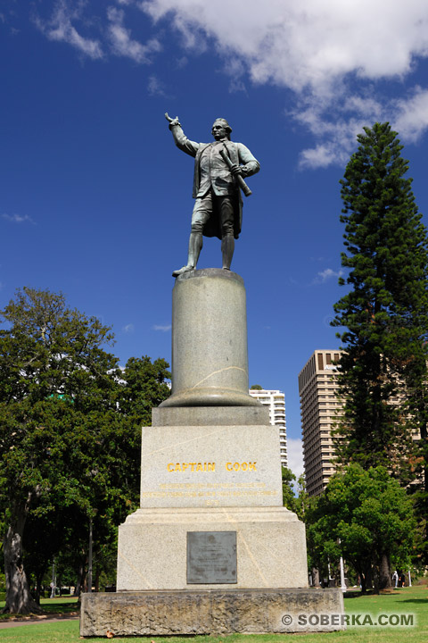 Capitain James Cook à Sydney