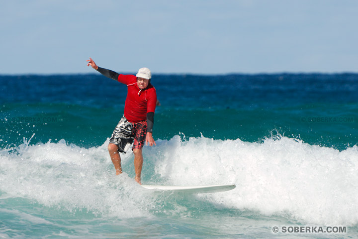 Papy surfeur à Sydney - Manly