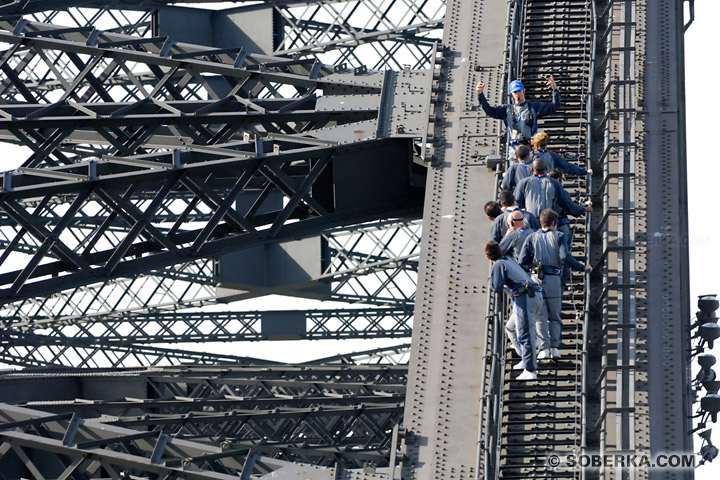 escalade du pont de Sydney à Sydney